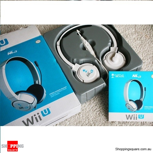 Turtle Beach Ear Force NLa Gaming Headset for Nintendo Wii U - White