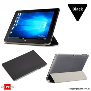 PU Leather Folding Cover Case Stand Accessorory for 10.1 inch Cube Iwork10 Ultimate Tablet Black Colour
