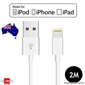 [Apple MFi Certified] 2M Lightning to USB Sync Charging Cable for iPhone 13 12 11 X XR XS 8 7 SE