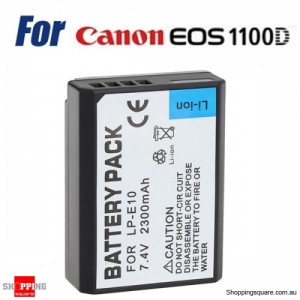 CAN.LP-E10 Rechargeable Li-ion 2300mAh 7.4V Protected Battery for Canon