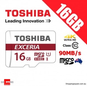 Toshiba Exceria 16GB microSDXC Memory Card class 10 90MB/s (M302)