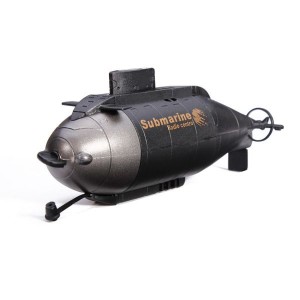 RC Happycow 777-216 Simulation Series Boat Submarine Ship Toy for Water Black Colour