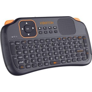 VIBOTON S1 Mini 2.4GHz Wireless Smart Keyboard with Touchpad for TV Box Android TV HTPC
