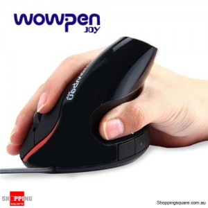 5D Wired USB Vertical Ergonomic Optical Mouse 2.4GHz Black Colour