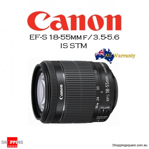Canon EF-S 18-55mm f/3.5-5.6 IS STM DSLR Camera Kit Lens