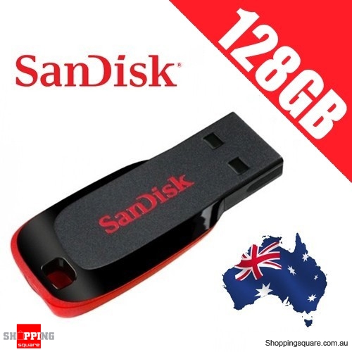 SanDisk Cruzer Blade 128GB USB Flash Drive Memory