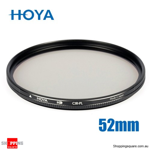 Hoya Circular Polarizer HD Hardened Glass 8-layer Multi-Coated Filter 52mm 