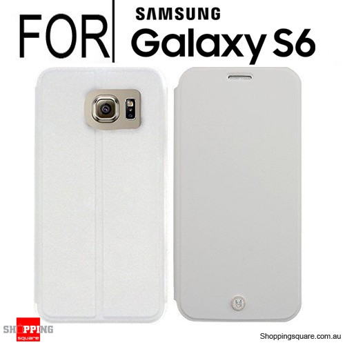 Uunique London Samsung Galaxy S6 Folio Hard Shell White Colour