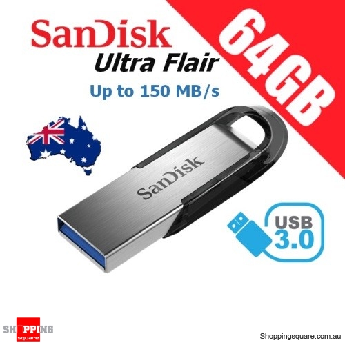 SanDisk 64GB Ultra Flair CZ73 USB 3.0 Flash Drive
