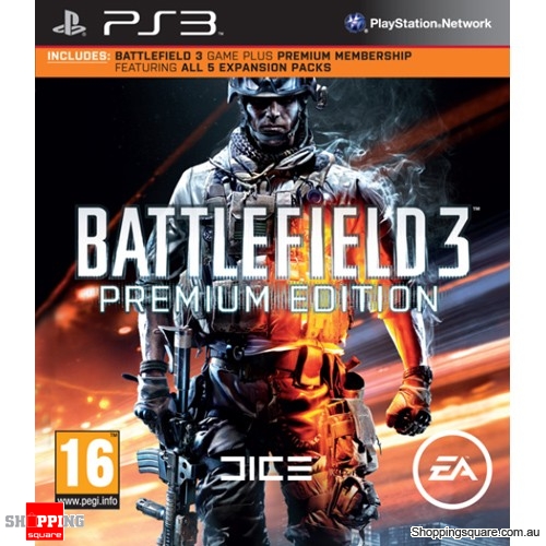 Battlefield 3 Premium Edition - PS3 Playstation 3 Brand New