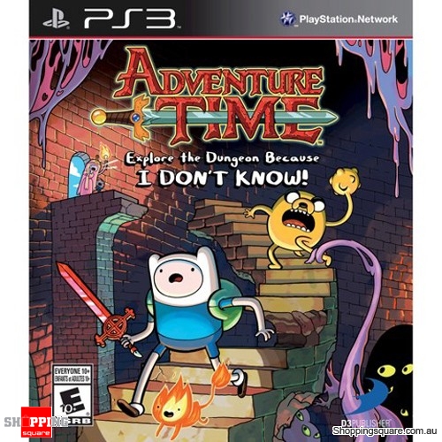 Adventure Time Explore the Dungeon Because I don't know - PS3 - Brand New
