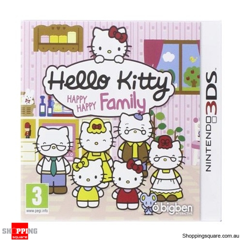 Hello Kitty Happy Family - 3DS Brand New