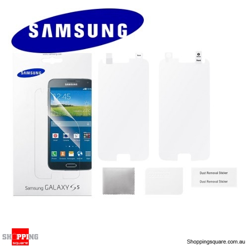 Genuine Samsung Galaxy S5 Screen Protector - 2 pcs Pack