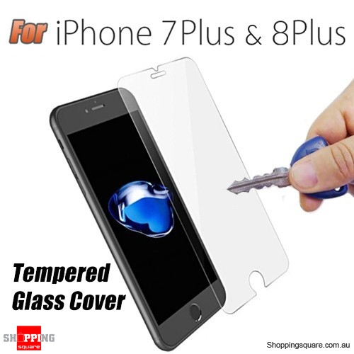 For iPhone 8/7/6 Plus Premium Real Tempered Glass Film Screen Protector 