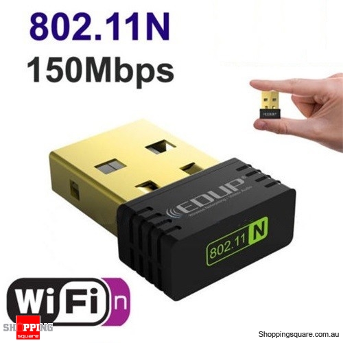 Wireless Mini Sized WiFi N USB Dongle 802.11n Adapter for Win / Mac / Linux