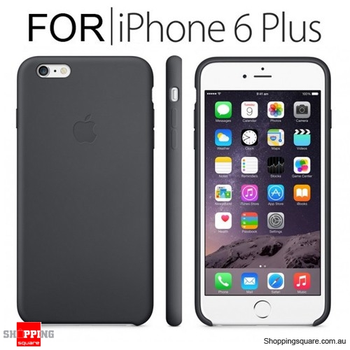 Genuine Apple iPhone 6, 6S Plus Silicone Case Black Colour