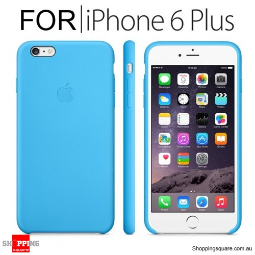 Genuine Apple iPhone 6, 6S Plus Silicone Case Blue Colour