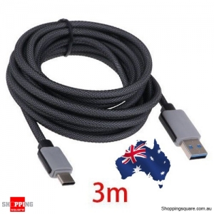 3M USB 3.1 Type C Premium Braided USB-C to USB Male Data Cable for Google Nexus 6P