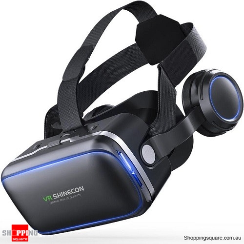 VR Shinecon 6.0 360 Degree Stereo 3D Virtual Reality Glasses Box Headset for 4.7-6.0 inch Smartphone