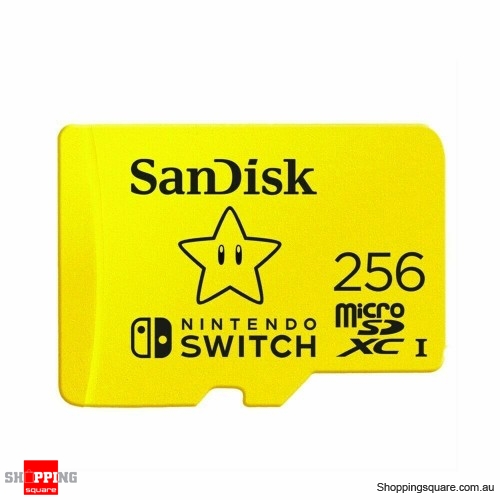 Nintendo Switch Micro SD Card SanDisk 256GB SDXC Genuine Memory