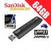 SanDisk Extreme Go 64GB USB 3.1 Flash Drive 200R/150W