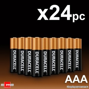 Duracell Coppertop AAA Alkaline Battery 24pc/pk