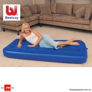 Bestway Inflatable Flocked Air Mattress /Single Bed