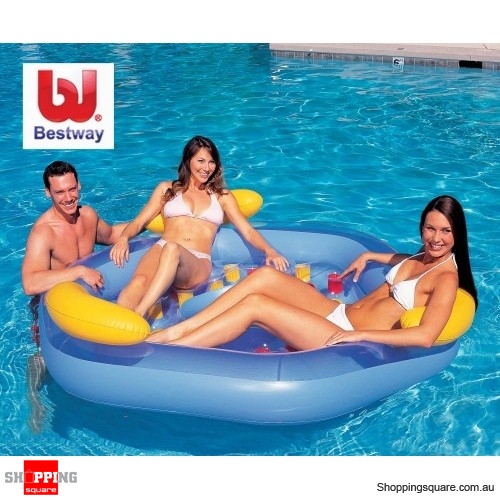 Bestway Inflatable Designer Pool Lounge for up to 3 Persons