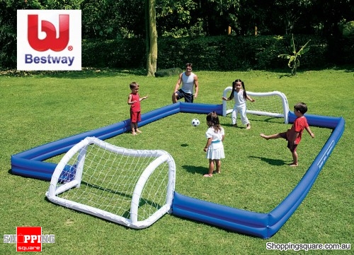 Bestway Inflata-Football, 6.2m x 4m Soccer field with Balls and Net
