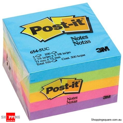 3M Post-it Ultra Notes 73 x 73mm Packet of 5