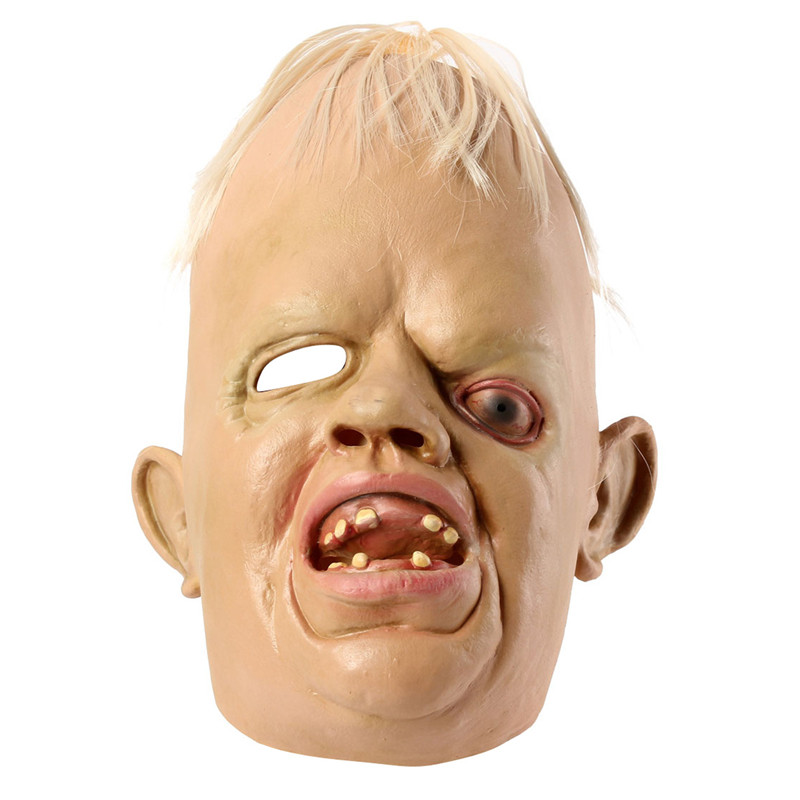 Cyclopia Bucktooth Latex face Mask Terrifying Halloween Supply Accessories
