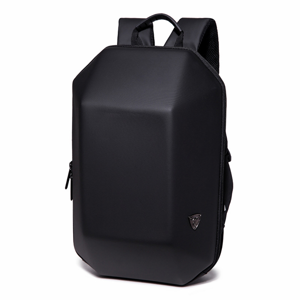 Men's Hard Shell Backpack Laptop Bag Black Colour
