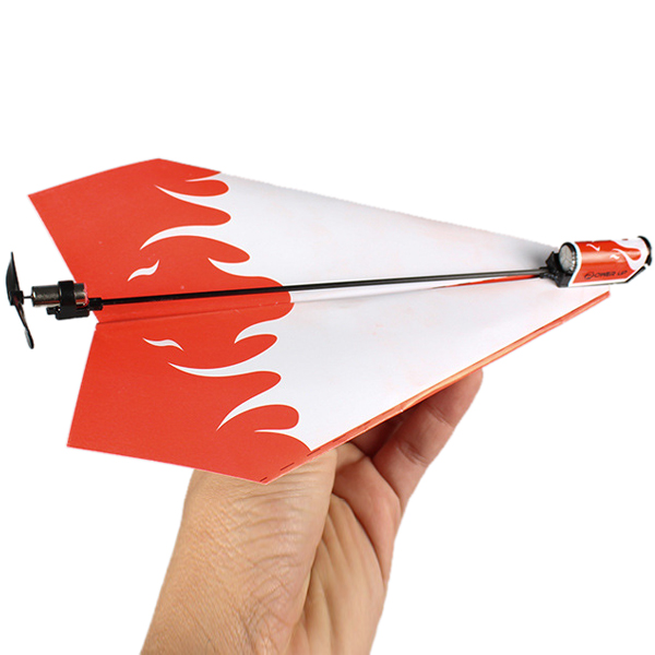 Folding Electric Power Paper Aircraft Conversion Kit Toy Tool