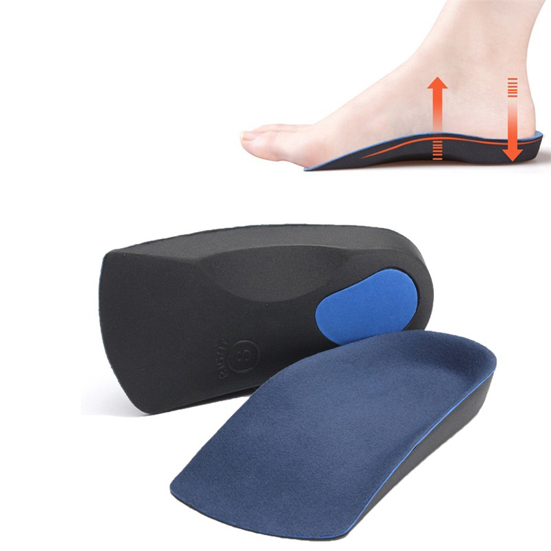 Durable 3/4 Heel Arch Support Orthotic Insoles Plantar Fasciitis Feet ...