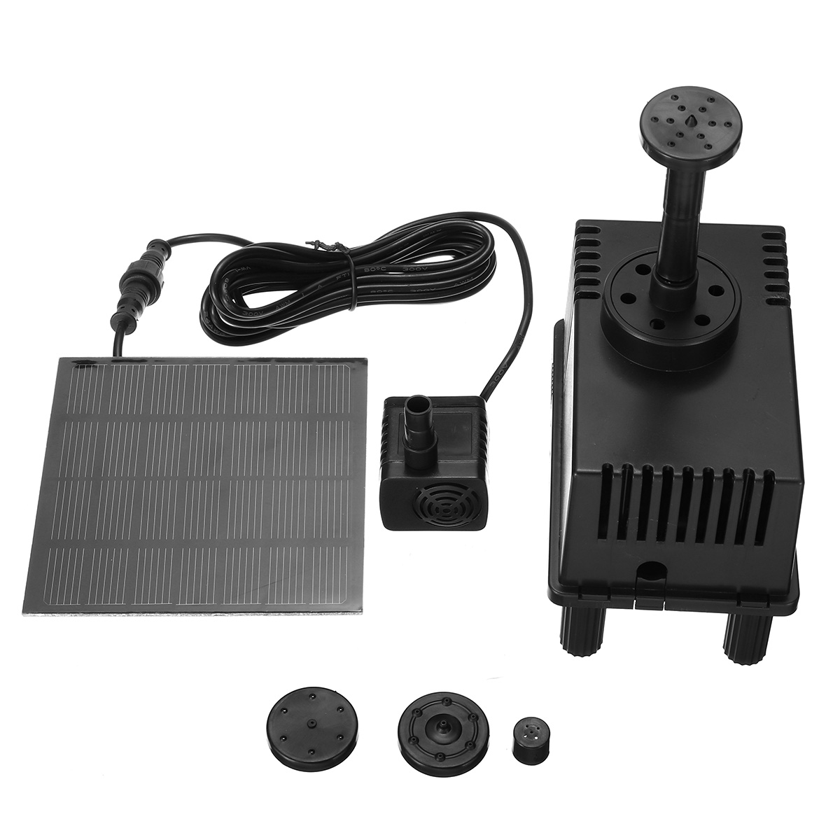 180L/H Solar Water Panel Power Fountain Pump Kit for Garden