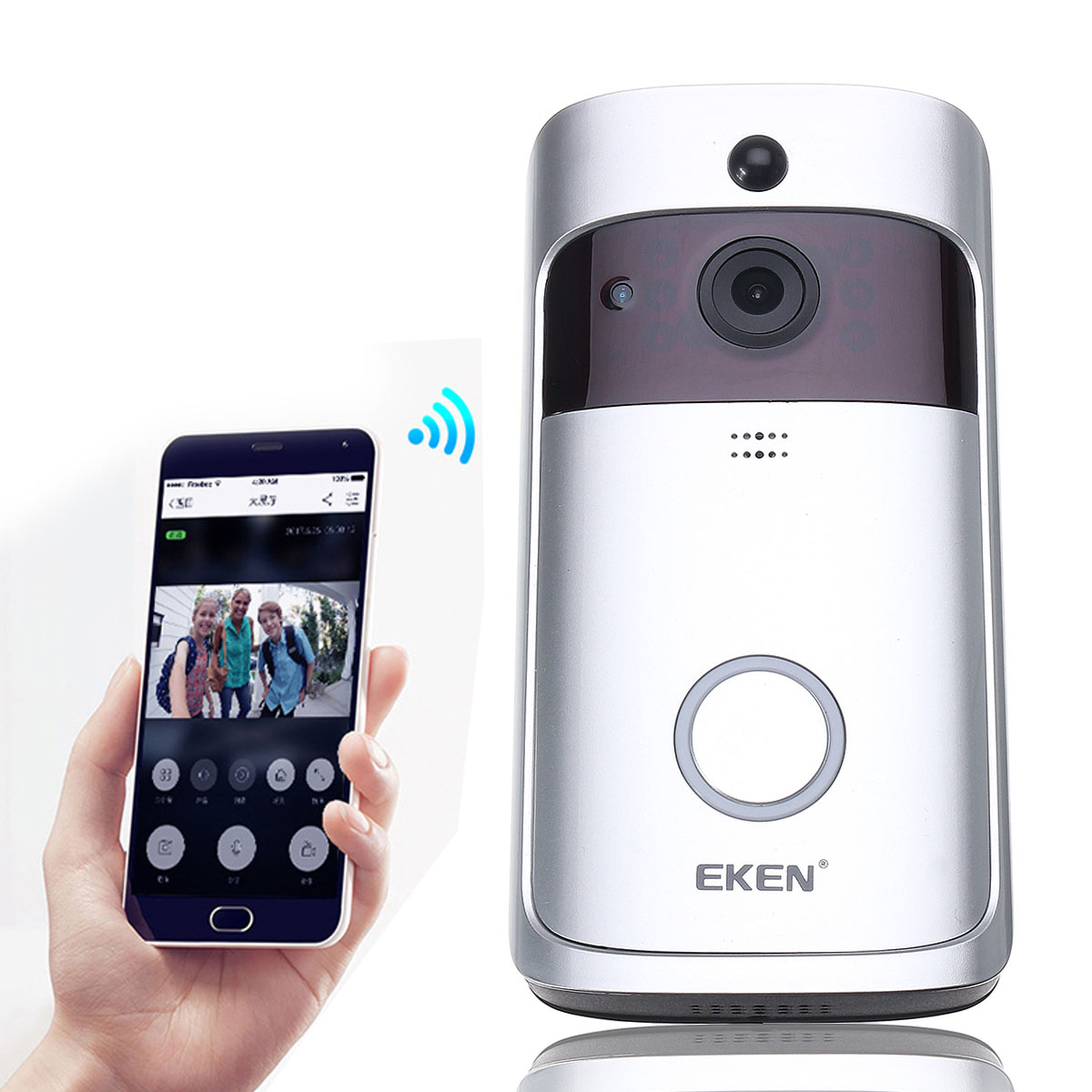 EKEN A8 Smart WiFi Video Visible Motion Detection Doorbell 