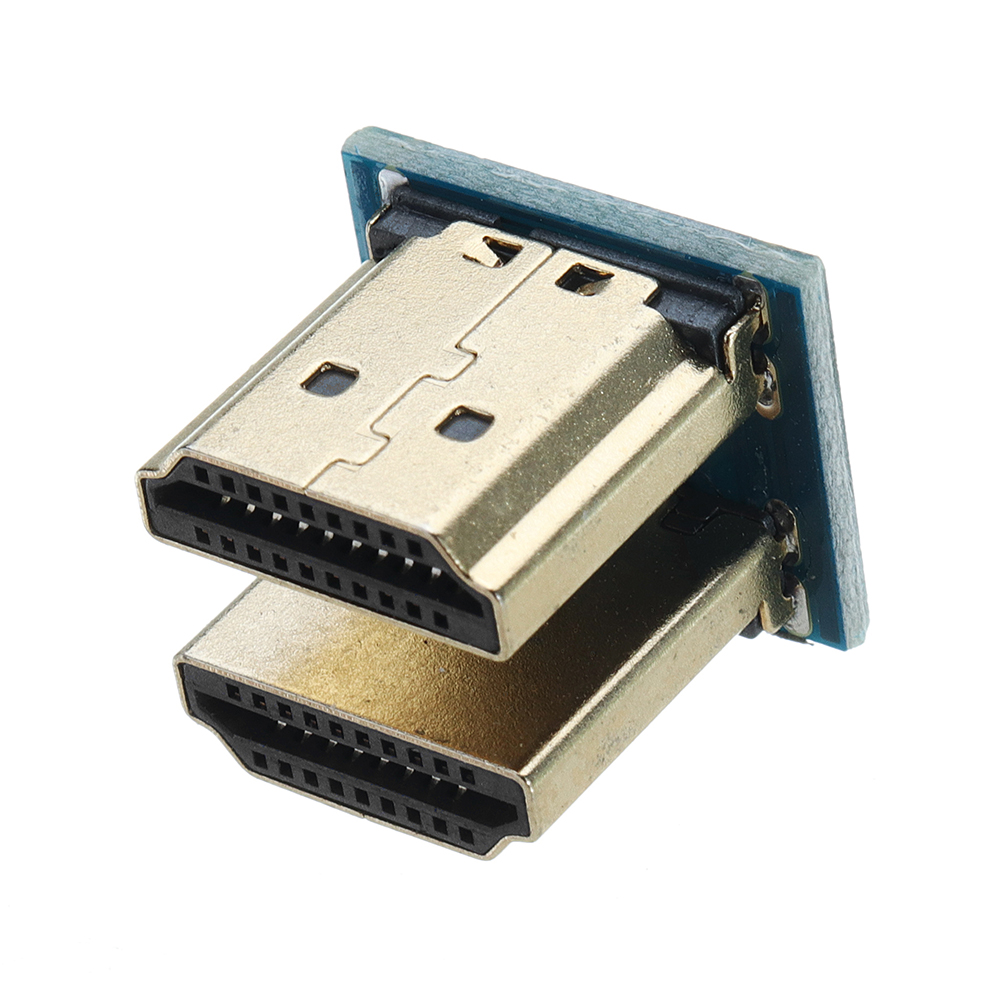 3Pcs HDMI 1.4 Two-way Rotation Connecting Head Adapter Module 