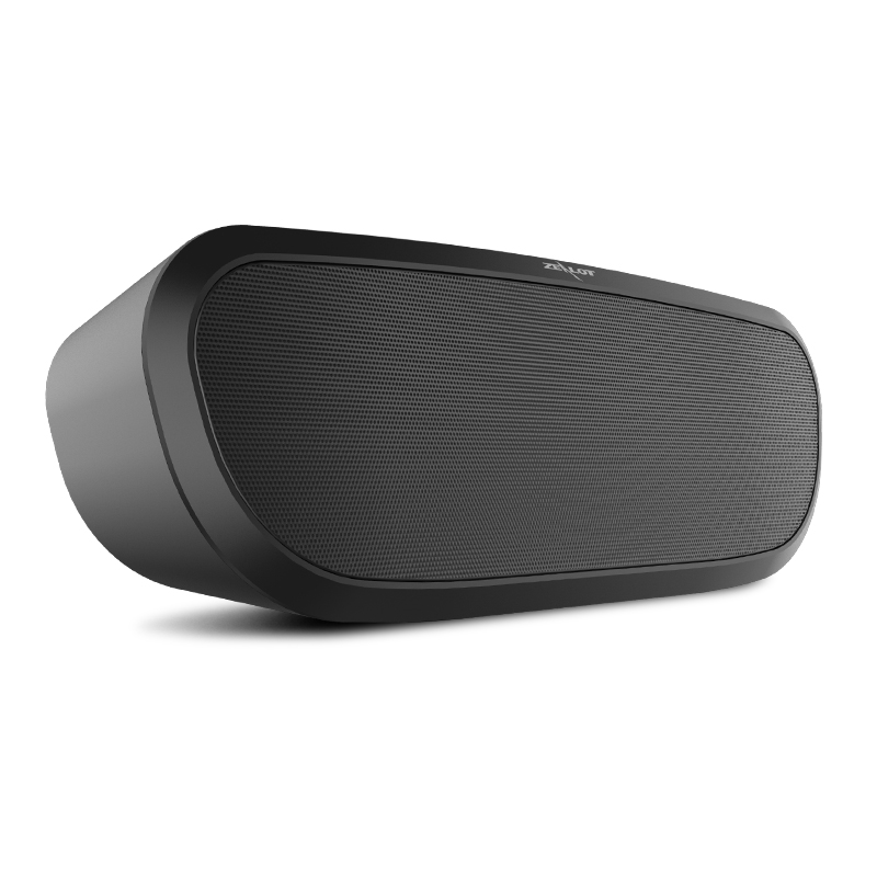 Portable Rechargeable Bass Audio Hands-free Wireless 2400mAh Bluetooth Speaker -Black