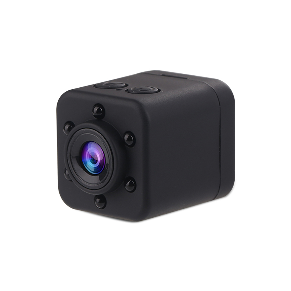 SQ18 Portable HD 1080P Mini Camera LED IR Night Vision Camcorder Sport Outdoor - Black