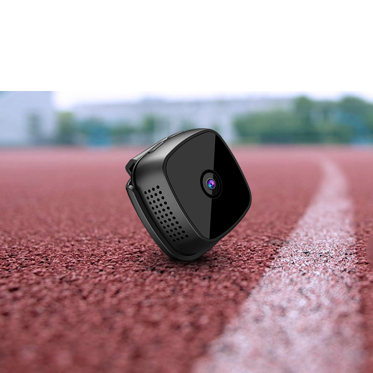 Mini 1080P Loop Recording Monitor Night Vision LED IP Sport Pocket Camera - Black