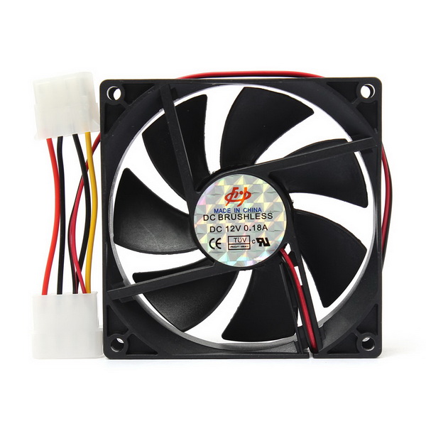 90x90x25mm 12V 4Pin Computer PC CPU Silent Cooling Cooler Case Fan Low noise