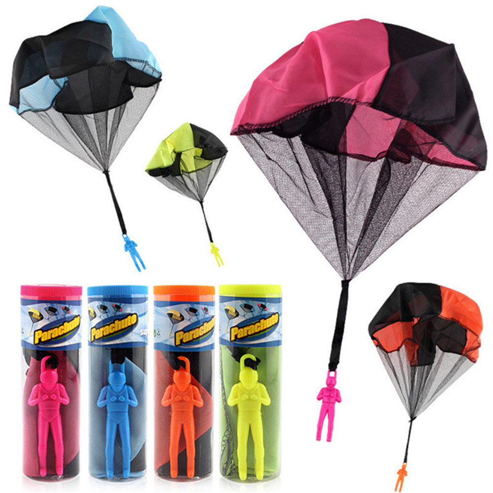 Parachute Toy Throw and Drop outdoor Fun Outdoor With Soldier Doll - Random Color