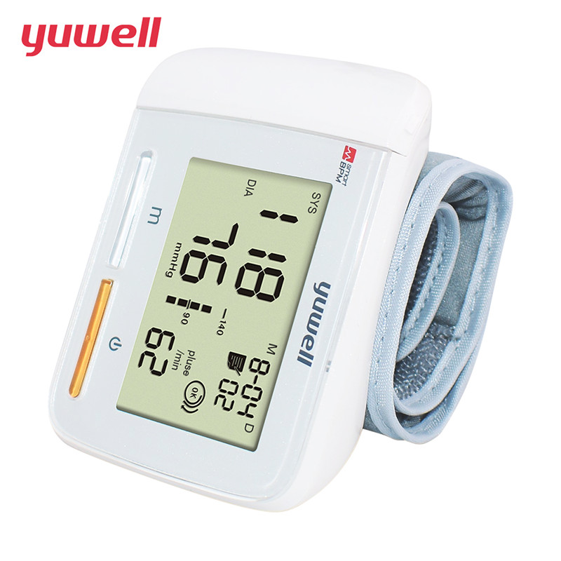 Digital LCD Wrist Blood Pressure Monitor Portable Medical Equipment Measurement Household