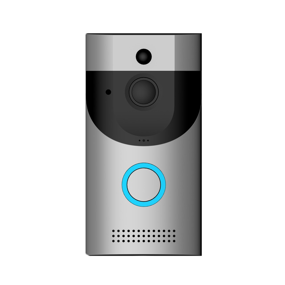 WiFi Video Doorbell Waterproof 720P IR Camera Real Time Video PIR Battery Powered 