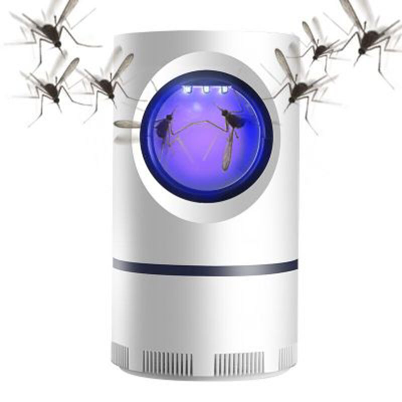 LED Mosquito Killer Photo catalysis Trap Lamp Pest Insect Dispeller Mute Home 