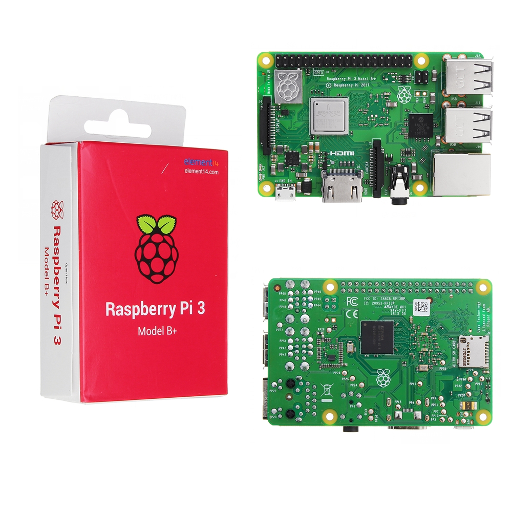 Raspberry Pi 3 Model B+ (Plus) Mother Board Mainboard With BCM2837B0 Cortex-A53 (ARMv8) 1.4GHz CPU
