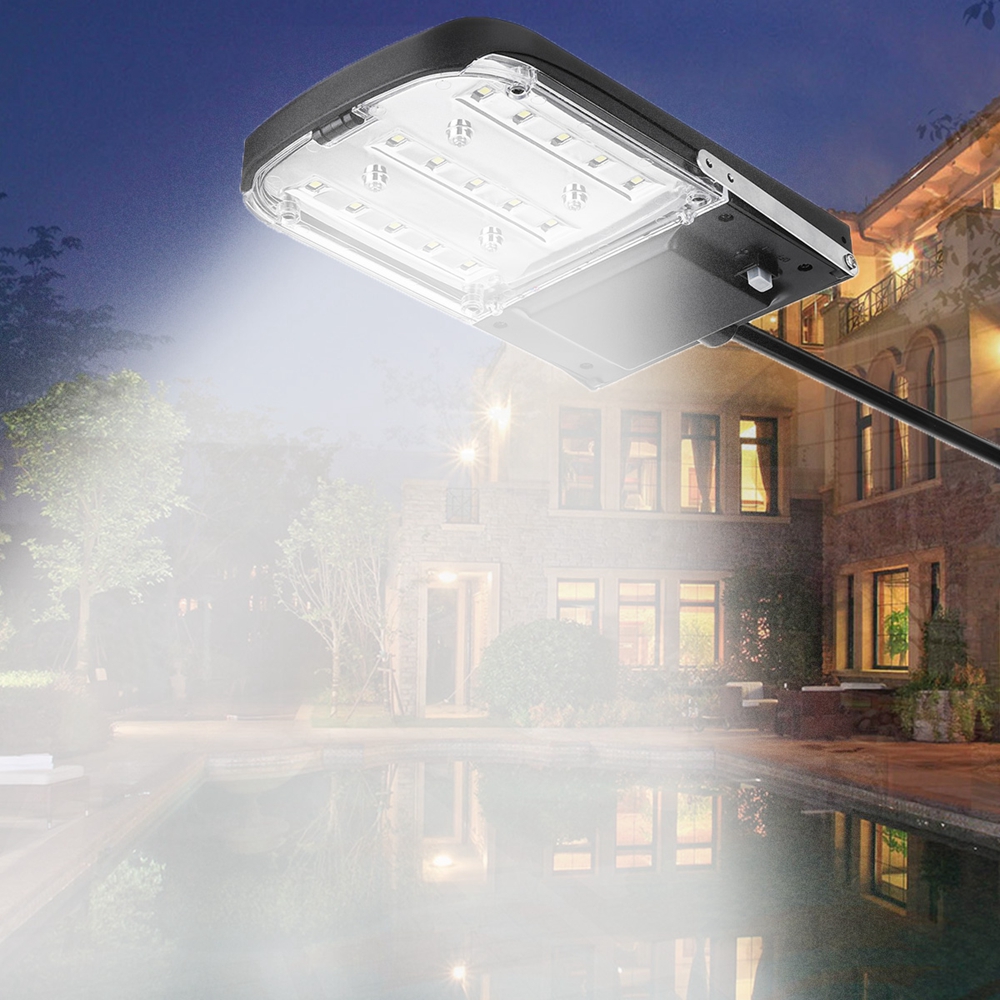 Solar Power 1000LM Street Light Flood Lamp Spotlight for Outdoor Garden Wall Light