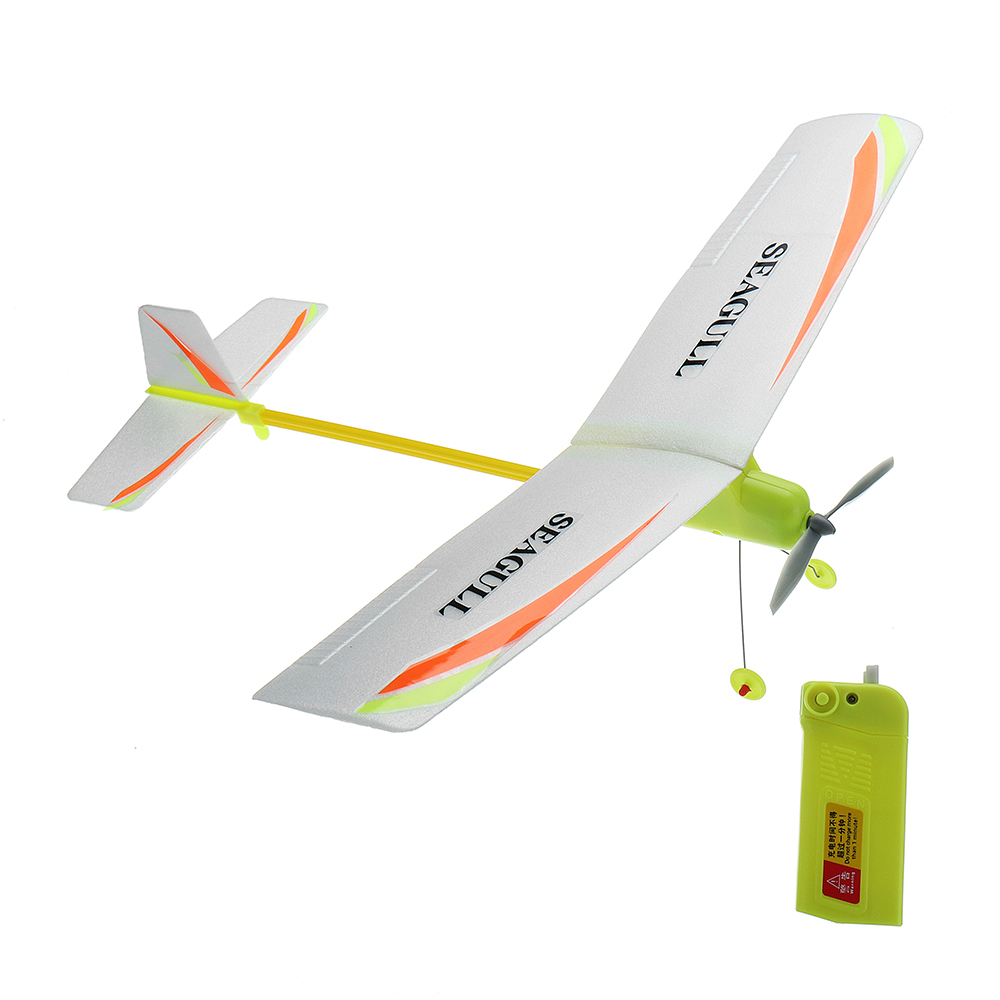 DIY Electricity Airplane Plane Toy Glider Aircraft Assembly AA Battery Powered