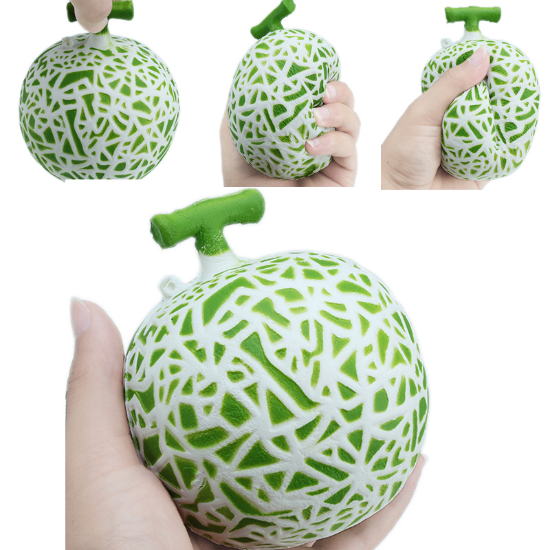 10X10cm Melon Squishy Slow Rising Scented Toy Stress Relief