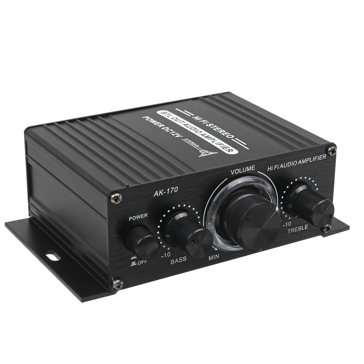 AK170 HiFi 12V Car Amplifier Home Stereo Subwoofer Amplifier Sound Speaker